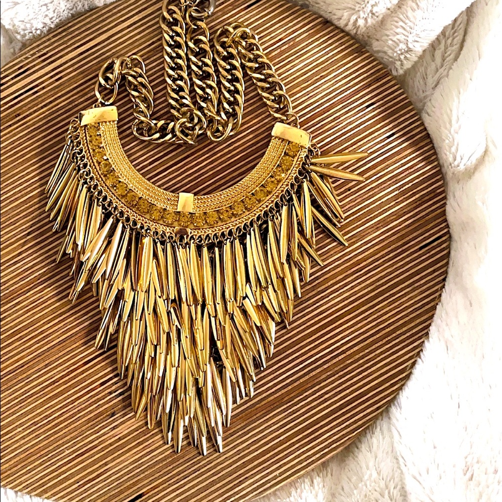 New Marciano Gold Plated Statement Necklace ✨